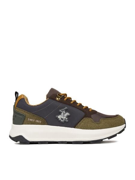 Beverly Hills Polo Club Sneakersy CEO-V5-DARIO Khaki. Brązowe buty sportowe na co dzień męskie Beverly Hills Polo Club, m, bez wzorów, z materiału, bez ramiączek, bez kaptura. Za 199.99 zł.