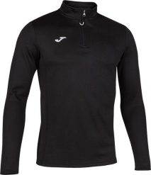 Joma Bluza męska Joma Running Night czarna 102241.100 2XL. Czarne bluzy nierozpinane męskie Joma, m, bez wzorów, bez ramiączek, bez kaptura. Za 79.00 zł.