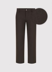 PAKO LORENTE – Brązowe spodnie męskie chino. Brązowe eleganckie spodnie męskie Pako Lorente, bez wzorów, z elastanu, casualowe. Za 359.99 zł.