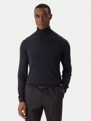 KARL LAGERFELD Golf 655058 554399 Granatowy Regular Fit. Niebieskie kardigany męskie KARL LAGERFELD, m, bez wzorów, z wełny, bez ramiączek. Za 639.99 zł.