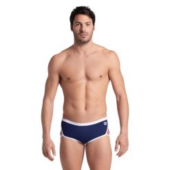 Szorty Kąpielowe Arena Icons Swim Low Waist Short Solid. Niebieskie kąpielówki męskie ARENA, m, bez wzorów. Za 153.83 zł.