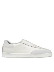 Geox Sneakersy U Regio U55CHA 04622 C1000 Biały. Białe buty sportowe na co dzień męskie Geox, m, bez wzorów, ze skóry, bez ramiączek, bez kaptura. Za 329.99 zł.