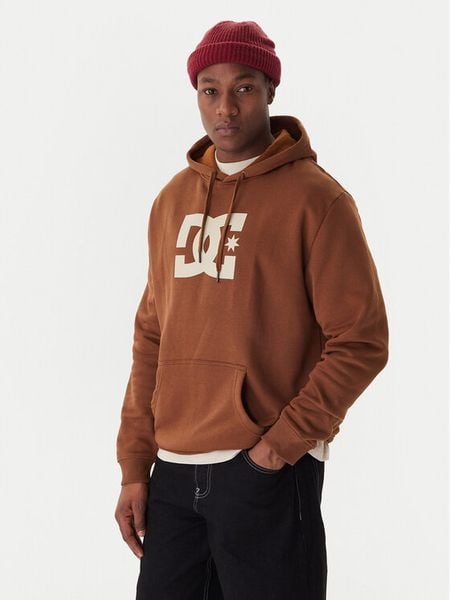 DC Shoes Bluza Star EDYSF03261 Miedziany Regular Fit. Brązowe bluzy nierozpinane męskie DC Shoes, m, bez wzorów, z syntetyku, retro, bez ramiączek, bez kaptura. Za 239.99 zł.