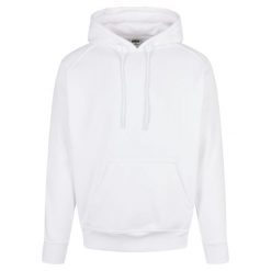 Bluza z kapturem Urban Classic blank. Białe bluzy nierozpinane męskie Urban Classics, m, bez wzorów, bez ramiączek, z kapturem. Za 169.80 zł.