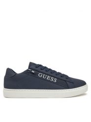 Guess Sneakersy FMJTIK ELE12 Granatowy. Niebieskie buty sportowe na co dzień męskie Guess, m, z aplikacjami, ze skóry, bez ramiączek, bez kaptura. Za 249.99 zł.
