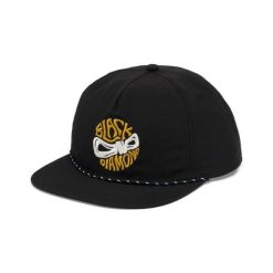 Czapka typu snapback Black Diamond Synthetic Rope. Czarne czapki męskie Black Diamond, bez wzorów. Za 222.50 zł.