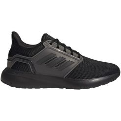 Buty męskie adidas EQ19 Run. Czarne buty do biegania męskie ADIDAS, bez wzorów, bez zapięcia, do biegania. Za 259.00 zł.