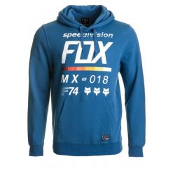 FOX Bluza Męska District 2 Pullover Xl Niebieska. Niebieskie bluzy nierozpinane męskie FOX, z nadrukiem. W wyprzedaży za 246.00 zł.