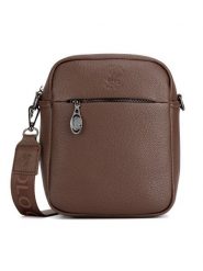 Beverly Hills Polo Club Saszetka BHPC-L-001-CCC-06 Brązowy. Brązowe saszetki męskie Beverly Hills Polo Club, bez wzorów, z materiału. Za 104.99 zł.