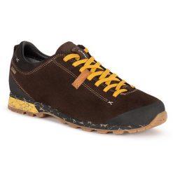 Buty trekkingowe męskie Aku Bellamont 3 Suede GTX z GORE-TEX. Brązowe buty trekkingowe męskie Aku, bez wzorów, z gore-texu, bez zapięcia, trekkingowe, gore-tex. W wyprzedaży za 749.00 zł.