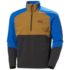 Kurtka wodoodporna Helly Hansen Cascade Shield. Szare kurtki softshell męskie Helly Hansen, bez wzorów, z softshellu, bez kaptura, trekkingowe. Za 680.50 zł.
