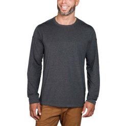 Koszulka sportowa męska z długim rękawem Carhartt. Szare t-shirty sportowe męskie Carhartt, m, bez wzorów, sportowe, bez ramiączek. Za 275.00 zł.