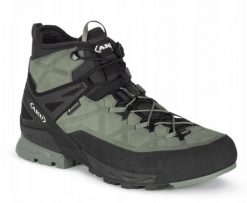 Buty trekkingowe męskie Aku M'S ROCK DFS MID GTX, green, 45. Zielone buty trekkingowe męskie Aku, bez wzorów, bez zapięcia. Za 722.06 zł.