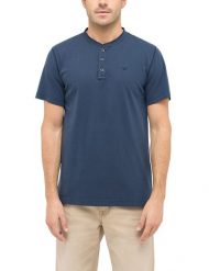 Męski T-Shirt Mustang Style Austin Dark Sapphire 1016283 4136. Niebieskie t-shirty męskie Mustang, m, bez wzorów, bez kołnierzyka, bez ramiączek. Za 69.99 zł.