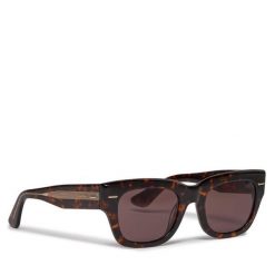 Okulary przeciwsłoneczne Calvin Klein. Brązowe okulary przeciwsłoneczne męskie Calvin Klein, bez wzorów. Za 589.99 zł.