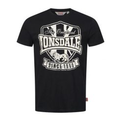 Koszulka Lonsdale Stalybridge. Białe buty treningowe męskie Lonsdale, bez wzorów, bez zapięcia, na fitness i siłownię. Za 158.00 zł.