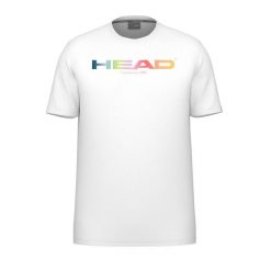 Koszulka Head Rainbow. Białe t-shirty sportowe męskie Head, m, bez wzorów, sportowe, bez ramiączek. W wyprzedaży za 153.00 zł.