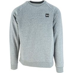 Bluza sportowa męska Under Armour Rival Fleece Crew. Szare bluzy bez kaptura męskie Under Armour, m, bez wzorów, bez kaptura. Za 233.85 zł.