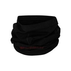 Komin trekkingowy z wełną merino unisex Brubeck. Czarne szaliki męskie Brubeck, bez wzorów, z elastanu. Za 72.99 zł.