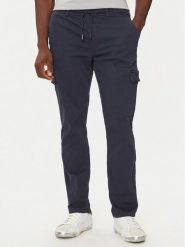 Pepe Jeans Spodnie materiałowe PM211725 Niebieski Slim Fit. Niebieskie spodnie na co dzień męskie Pepe Jeans, bez wzorów, z bawełny. Za 339.99 zł.