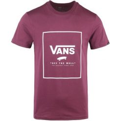 Vans T-Shirt Męski Mn Print Box Prune/White Xl. Białe t-shirty sportowe męskie Vans, m, bez wzorów, z bawełny, sportowe, bez ramiączek. Za 115.00 zł.