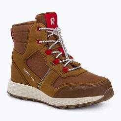 Buty Reima Ehtii. Brązowe buty trekkingowe męskie Reima, bez wzorów, sportowe, bez obcasa, bez zapięcia. Za 329.99 zł.
