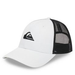 Czapka z daszkiem Quiksilver. Białe czapki męskie Quiksilver, bez wzorów. Za 79.99 zł.