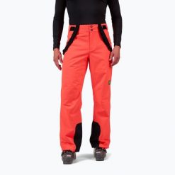 Spodnie narciarskie Rossignol Hero Insulated Ski Pant Neon Red - M. Brązowe spodnie narciarskie i snowboardowe męskie Rossignol, bez wzorów, narciarskie. Za 919.00 zł.
