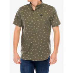 Koszula turystyczna męska Columbia Rapid Rivers Printed Short Sleeve Shirt. Zielone koszule męskie Columbia, m, bez wzorów, bez kołnierzyka, bez ramiączek. Za 160.99 zł.