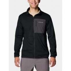 Bluza Polarowa Męska Columbia Columbia Hike II. Czarne bluzy rozpinane męskie Columbia, na zimę, m, bez wzorów, z polaru, sportowe, bez ramiączek, bez kaptura. W wyprzedaży za 339.00 zł.