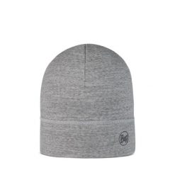 Czapka wełniana Buff Lightweight Merino Wool Hat. Szare czapki męskie Buff, bez wzorów, z wełny, sportowe. Za 129.90 zł.
