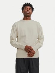 Jack & Jones Sweter Collective 12251556 Beżowy Relaxed Fit. Brązowe kardigany męskie Jack & Jones, m, bez wzorów, z syntetyku, bez ramiączek. Za 99.99 zł.