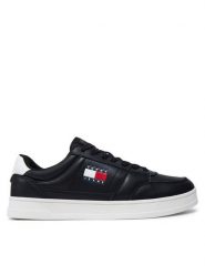 Tommy Jeans Sneakersy Tjm The Greenwich New Ess EM0EM01574 Czarny. Czarne buty sportowe na co dzień męskie Tommy Jeans, m, bez wzorów, z jeansu, bez ramiączek, bez kaptura. Za 279.99 zł.
