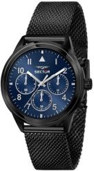 Zegarek Sector Zegarek Męski Sector 670 Czarny ( 40 mm). Czarne zegarki męskie sector. Za 326.57 zł.