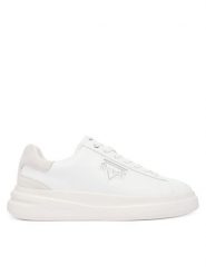 Guess Sneakersy FMFBAN LEL12 Biały. Białe buty sportowe na co dzień męskie Guess, m, z aplikacjami, ze skóry, bez ramiączek, bez kaptura. Za 439.99 zł.
