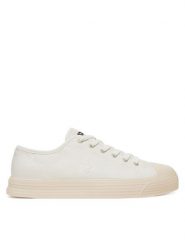 Polo Ralph Lauren Trampki Ayers Low Pp 809971290001 Biały. Białe trampki męskie Polo Ralph Lauren, bez wzorów, z materiału, bez zapięcia. Za 299.99 zł.