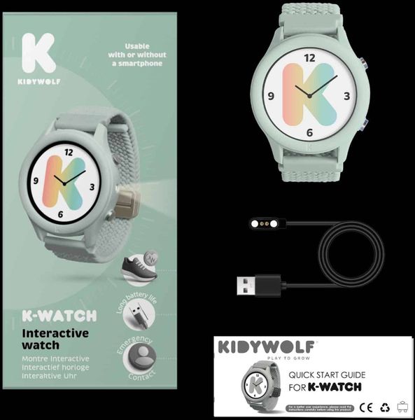 Smartwatch Kidywolf Kidywolf Smart-Watch green. Zielone zegarki smartwatch Kidywolf. Za 217.67 zł.