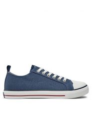 Gap Trampki Houston Cvs M GAL001F5TMCRMBGP Niebieski. Niebieskie trampki męskie GAP, bez wzorów, z materiału, bez zapięcia. Za 319.99 zł.