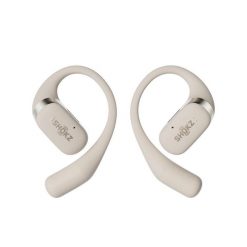 Słuchawki Shokz OpenFit - beige. Białe słuchawki sportowe SHOKZ. Za 660.99 zł.