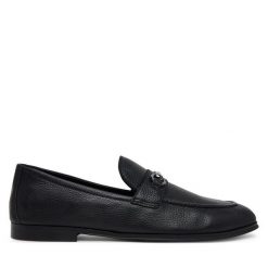 Półbuty Aldo. Czarne codzienne półbuty męskie Aldo, bez wzorów, bez obcasa, bez zapięcia. Za 499.99 zł.