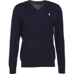 Polo Ralph Lauren Golf Sweter french navy. Niebieskie swetry męskie Polo Ralph Lauren Golf, z materiału, sportowe, z golfem. W wyprzedaży za 447.20 zł.