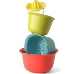 Misy kuchenne w zestawie z durszlakiem i wyciskarką Tasty Colours. Sokowirówki i wyciskarki do soków marki Brabantia. Za 169.00 zł.