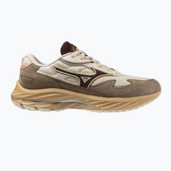 Buty Mizuno Wave Rider β. Brązowe buty sportowe na co dzień męskie Mizuno, m, bez wzorów, bez ramiączek, bez kaptura. Za 599.99 zł.