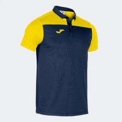 Koszulka polo do tenisa męska Joma Hobby II. Niebieskie koszulki polo męskie Joma, m, bez wzorów, sportowe, bez kołnierzyka, bez ramiączek. W wyprzedaży za 114.45 zł.