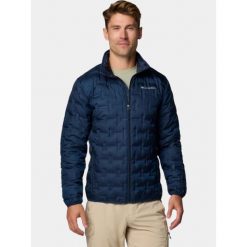 Kurtka Puchowa Męska Columbia Delta Ridge II. Niebieskie kurtki męskie Columbia, na jesień, m, bez wzorów, z puchu, sportowe, bez ramiączek, bez kaptura. Za 749.00 zł.