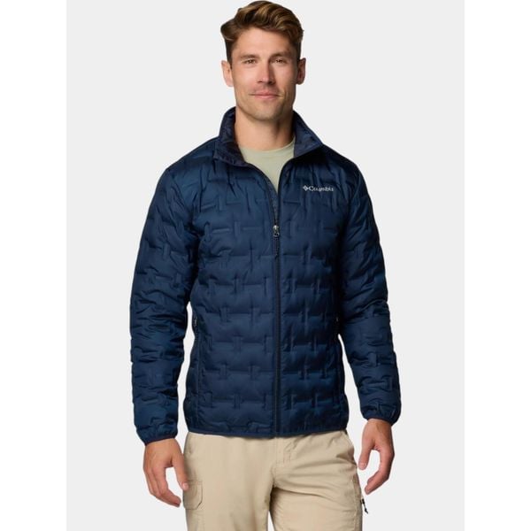 Kurtka Puchowa Męska Columbia Delta Ridge II. Niebieskie kurtki męskie Columbia, na jesień, m, bez wzorów, z puchu, sportowe, bez ramiączek, bez kaptura. Za 749.00 zł.