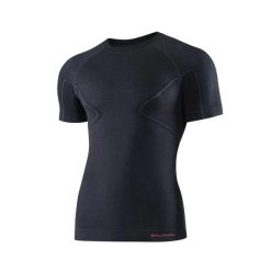Koszulka wełniana z krótkim rękawem męska Brubeck ACTIVE WOOL. Czarne bielizna termoaktywna męska Brubeck, l, bez wzorów, z elastanu, bez ramiączek. Za 192.00 zł.