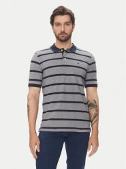 Pierre Cardin Polo C5 21414.2115 Granatowy Slim Fit. Niebieskie koszulki polo męskie Pierre Cardin, m, bez wzorów, z bawełny, bez kołnierzyka, bez ramiączek. Za 189.99 zł.