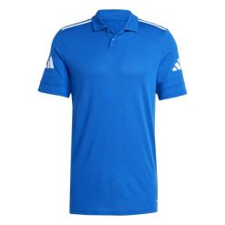 Koszulka męska adidas Squadra 25 Polo. Białe koszulki polo męskie ADIDAS, m, bez wzorów, sportowe, bez kołnierzyka, bez ramiączek. Za 83.00 zł.