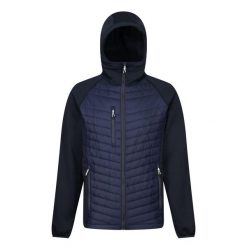 Męska Pikowana Kurtka Hybrydowa Navigate. Niebieskie kurtki męskie Regatta, m, bez wzorów, z puchu, sportowe, bez ramiączek, bez kaptura. Za 178.99 zł.